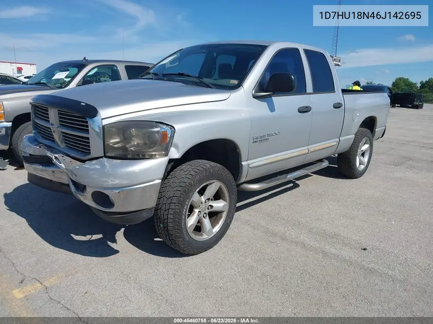 2006 Dodge Ram 1500 Slt/Trx4 Off Road/Sport VIN: 1D7HU18N46J142695 Lot: 45460755