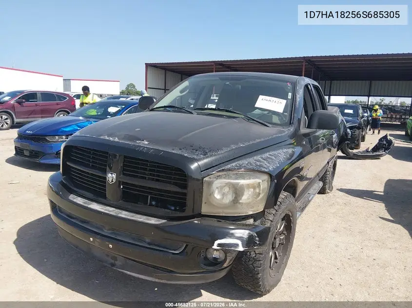 2006 Dodge Ram 1500 Slt VIN: 1D7HA18256S685305 Lot: 45682125
