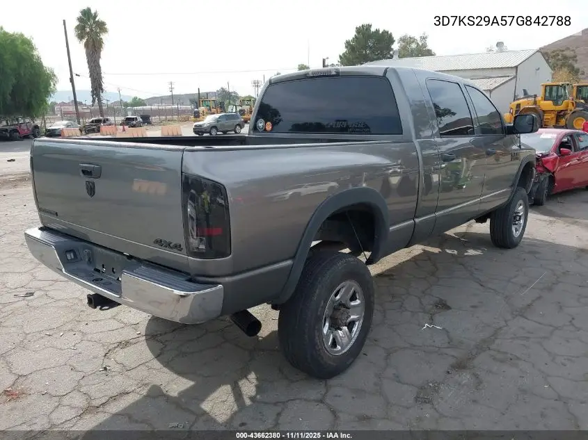 3D7KS29A57G842788 2007 Dodge Ram 2500 Slt