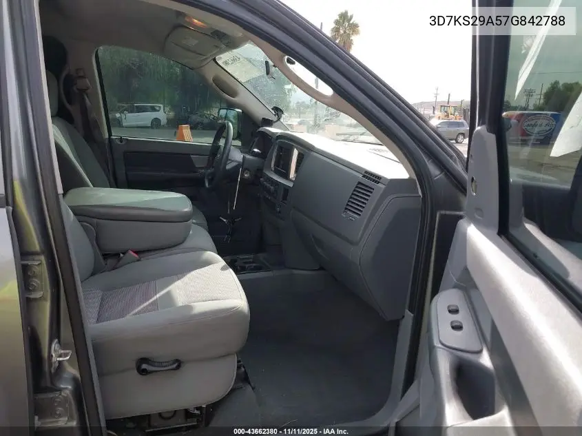 3D7KS29A57G842788 2007 Dodge Ram 2500 Slt