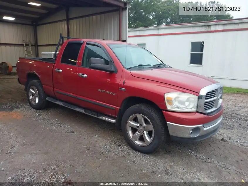 2007 Dodge Ram 1500 Slt/Trx4 Off Road/Sport VIN: 1D7HU18217S123023 Lot: 45399073