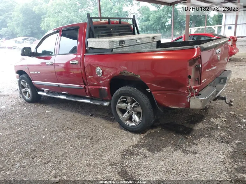 2007 Dodge Ram 1500 Slt/Trx4 Off Road/Sport VIN: 1D7HU18217S123023 Lot: 45399073