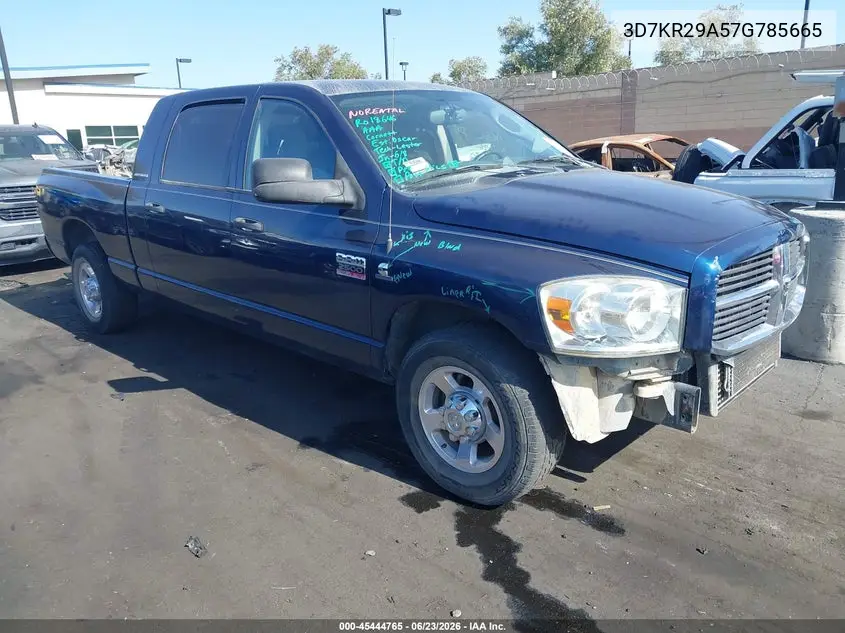 2007 Dodge Ram 2500 Slt VIN: 3D7KR29A57G785665 Lot: 45444765