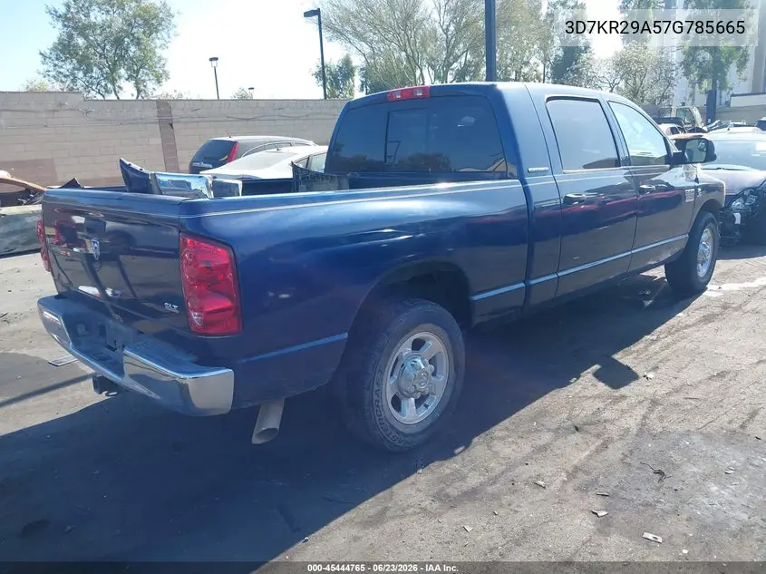 2007 Dodge Ram 2500 Slt VIN: 3D7KR29A57G785665 Lot: 45444765