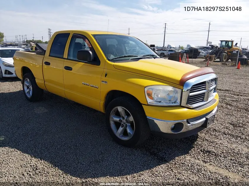 2007 Dodge Ram 1500 Slt VIN: 1D7HA18297S251048 Lot: 45636288