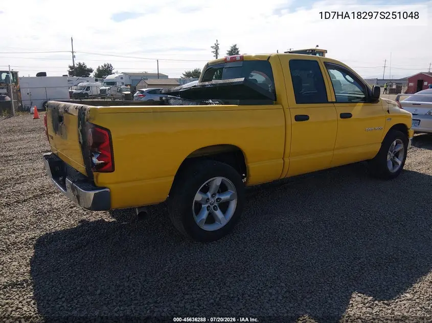 2007 Dodge Ram 1500 Slt VIN: 1D7HA18297S251048 Lot: 45636288