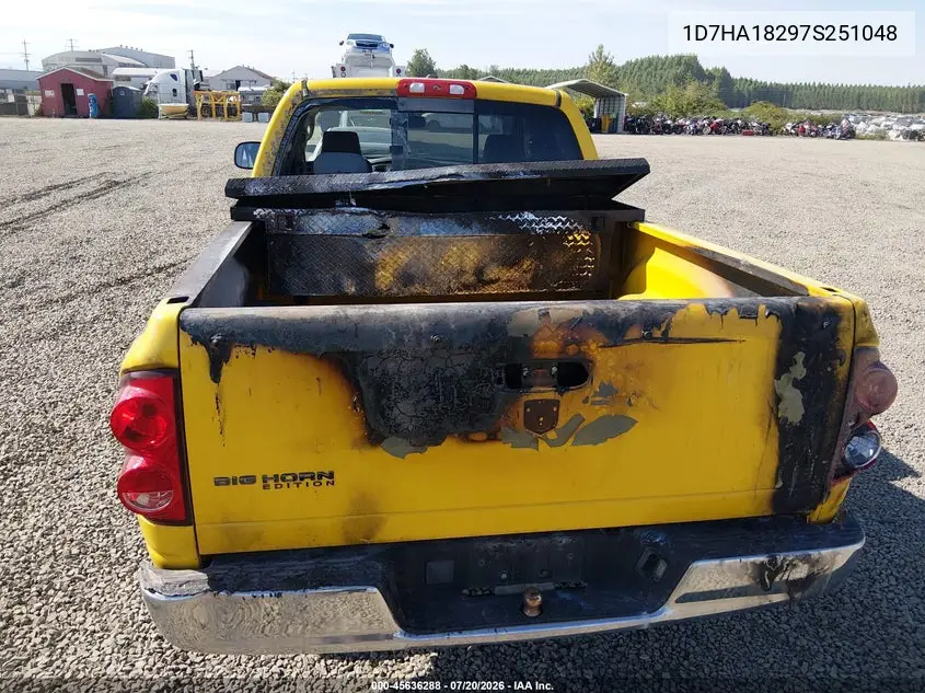 2007 Dodge Ram 1500 Slt VIN: 1D7HA18297S251048 Lot: 45636288