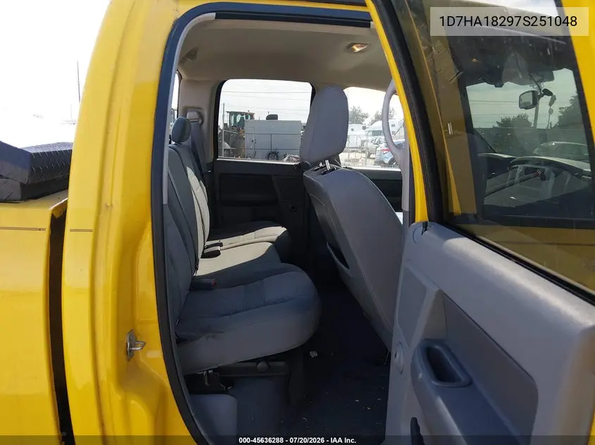 2007 Dodge Ram 1500 Slt VIN: 1D7HA18297S251048 Lot: 45636288
