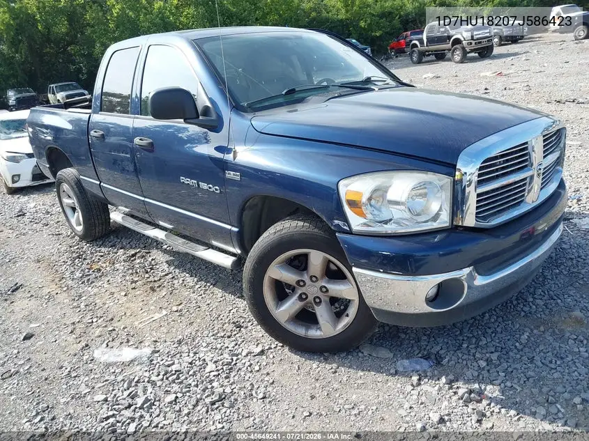2007 Dodge Ram 1500 Slt/Trx4 Off Road/Sport VIN: 1D7HU18207J586423 Lot: 45649241
