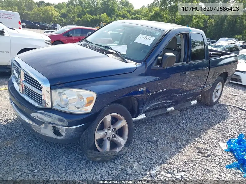 2007 Dodge Ram 1500 Slt/Trx4 Off Road/Sport VIN: 1D7HU18207J586423 Lot: 45649241