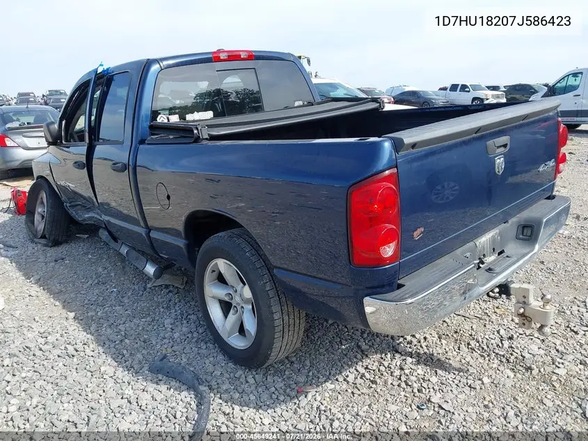 2007 Dodge Ram 1500 Slt/Trx4 Off Road/Sport VIN: 1D7HU18207J586423 Lot: 45649241
