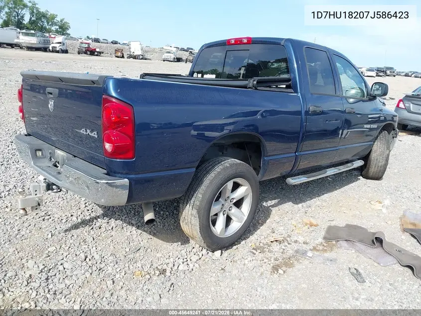 2007 Dodge Ram 1500 Slt/Trx4 Off Road/Sport VIN: 1D7HU18207J586423 Lot: 45649241