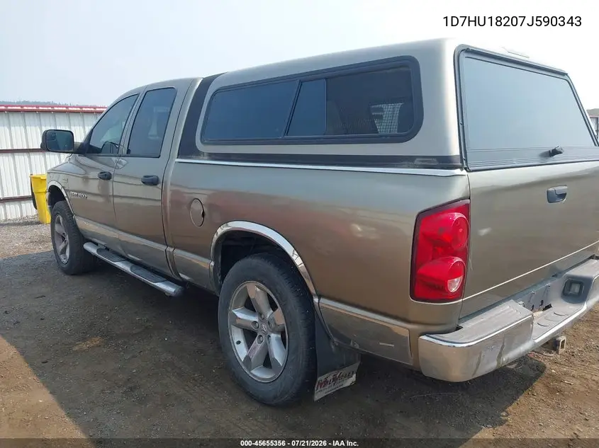 2007 Dodge Ram 1500 Slt/Trx4 Off Road/Sport VIN: 1D7HU18207J590343 Lot: 45655356
