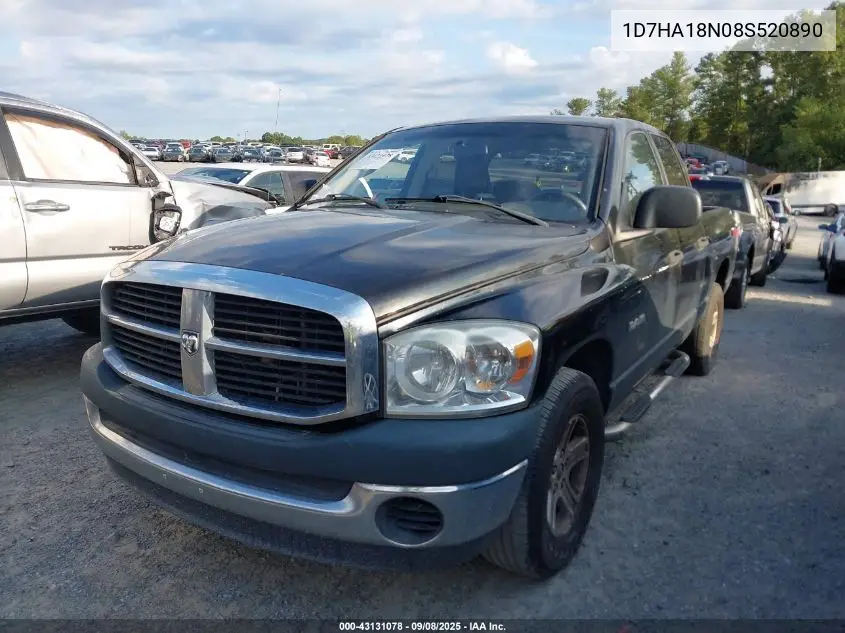 1D7HA18N08S520890 2008 Dodge Ram 1500 St/Sxt