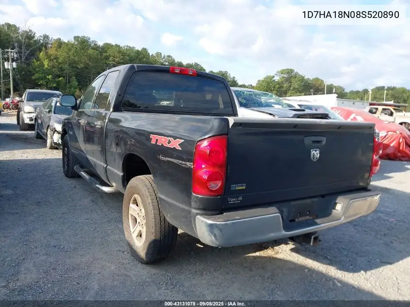 1D7HA18N08S520890 2008 Dodge Ram 1500 St/Sxt