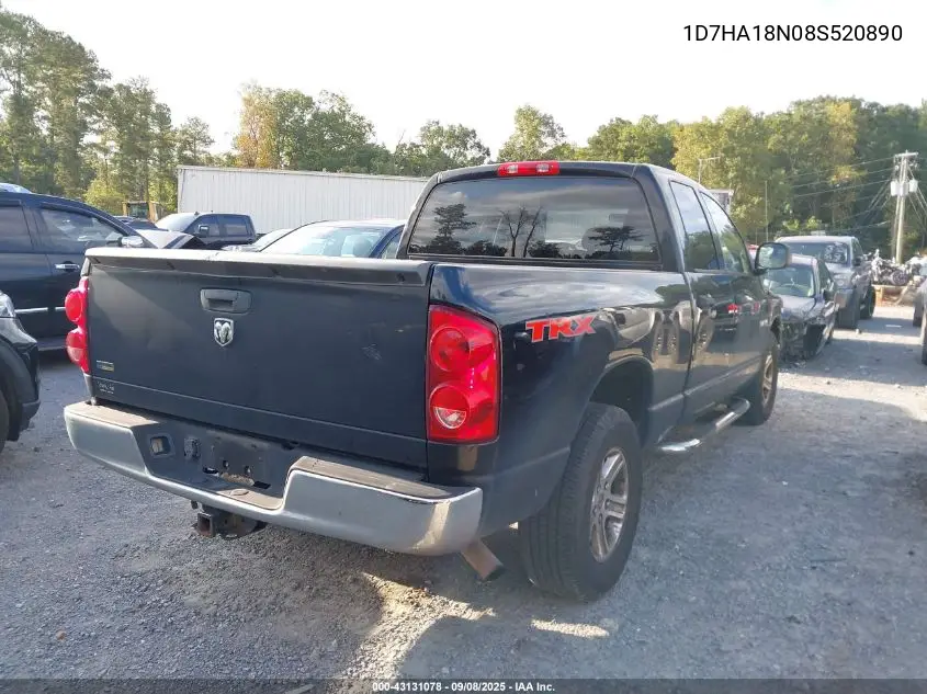 1D7HA18N08S520890 2008 Dodge Ram 1500 St/Sxt