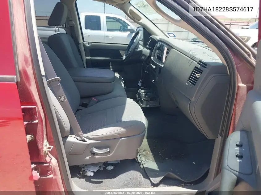 2008 Dodge Ram 1500 Slt VIN: 1D7HA18228S574617 Lot: 45625041