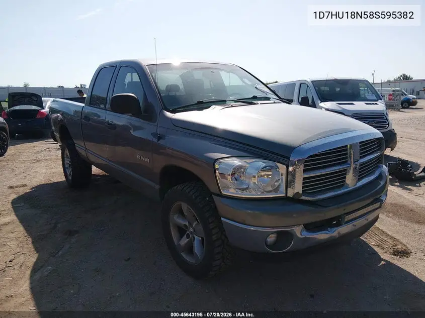 2008 Dodge Ram 1500 Slt VIN: 1D7HU18N58S595382 Lot: 45643195