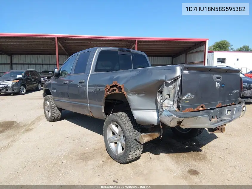 2008 Dodge Ram 1500 Slt VIN: 1D7HU18N58S595382 Lot: 45643195