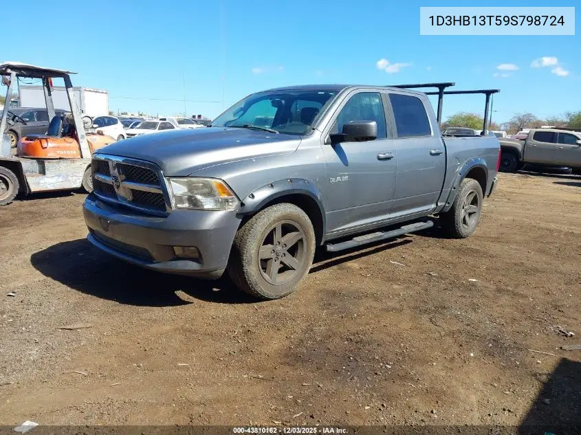 1D3HB13T59S798724 2009 Dodge Ram 1500 Slt/Sport/Trx