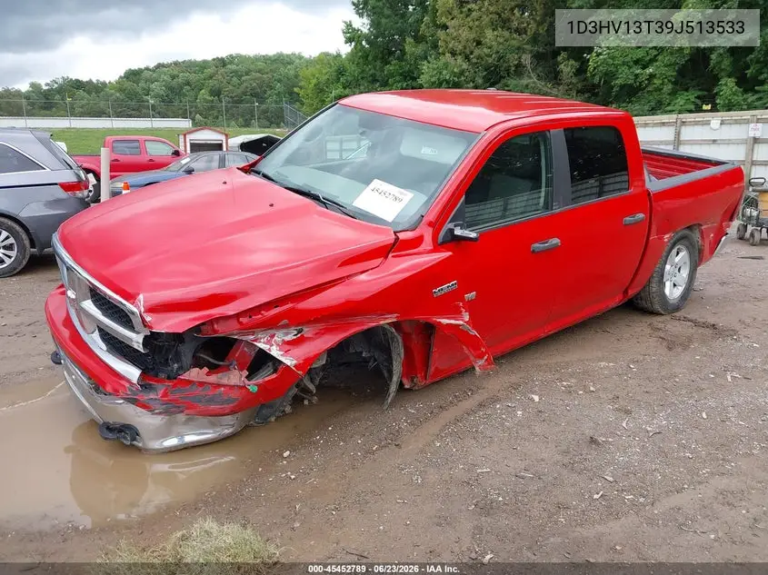 2009 Dodge Ram 1500 Slt/Sport/Trx VIN: 1D3HV13T39J513533 Lot: 45452789