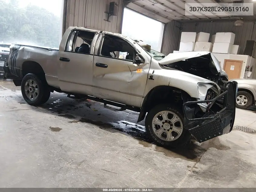 2009 Dodge Ram 2500 St VIN: 3D7KS28L29G519160 Lot: 45499335
