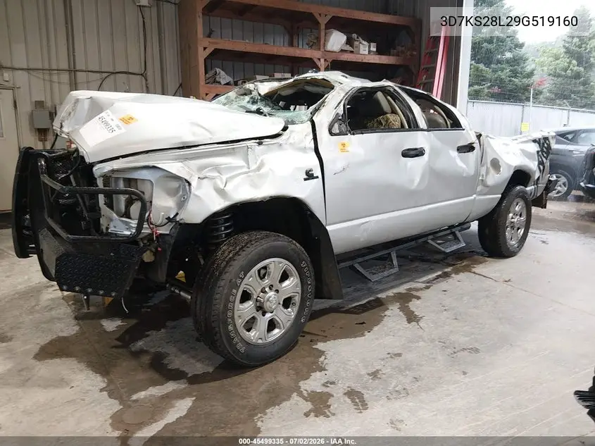 2009 Dodge Ram 2500 St VIN: 3D7KS28L29G519160 Lot: 45499335
