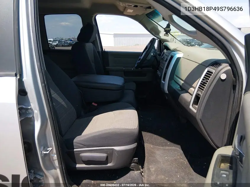 2009 Dodge Ram 1500 Slt/Sport/Trx VIN: 1D3HB18P49S796636 Lot: 45636432