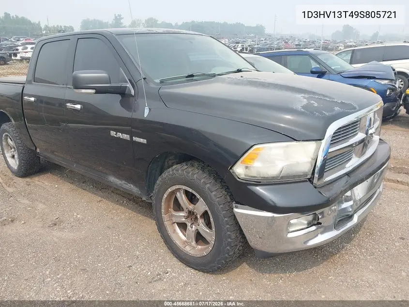 2009 Dodge Ram 1500 Slt/Sport/Trx VIN: 1D3HV13T49S805721 Lot: 45668681