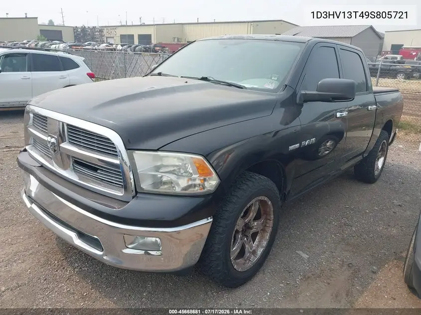 2009 Dodge Ram 1500 Slt/Sport/Trx VIN: 1D3HV13T49S805721 Lot: 45668681
