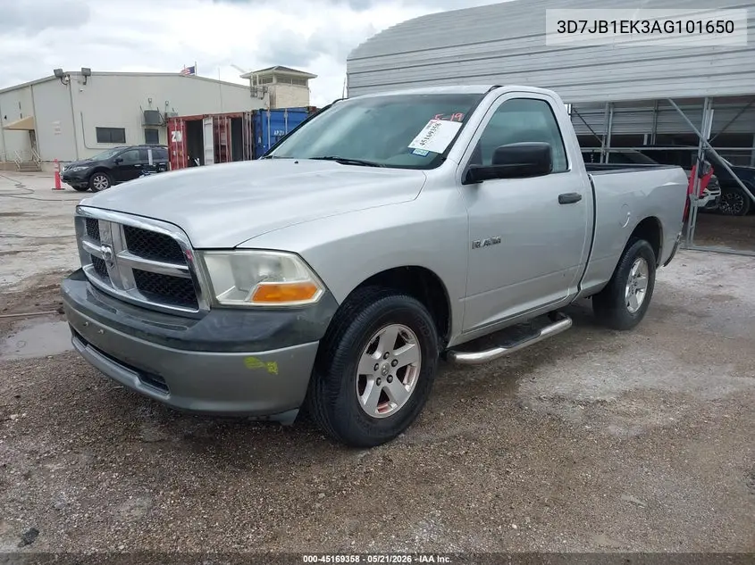 3D7JB1EK3AG101650 2010 Dodge Ram 1500 St