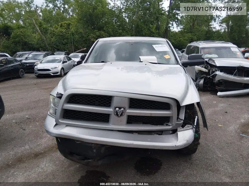 2010 Dodge Ram 1500 Slt/Sport/Trx VIN: 1D7RV1CT7AS216959 Lot: 45310038