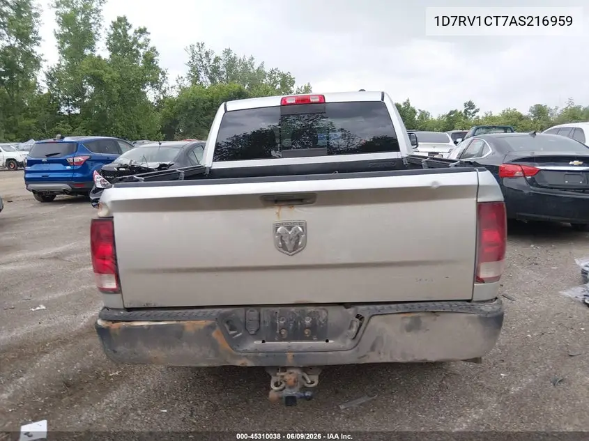 2010 Dodge Ram 1500 Slt/Sport/Trx VIN: 1D7RV1CT7AS216959 Lot: 45310038