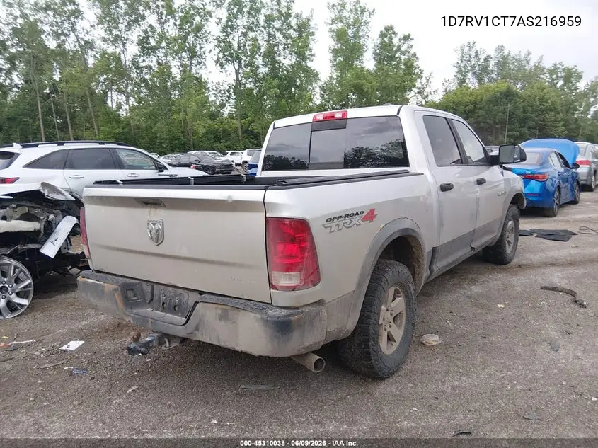 2010 Dodge Ram 1500 Slt/Sport/Trx VIN: 1D7RV1CT7AS216959 Lot: 45310038
