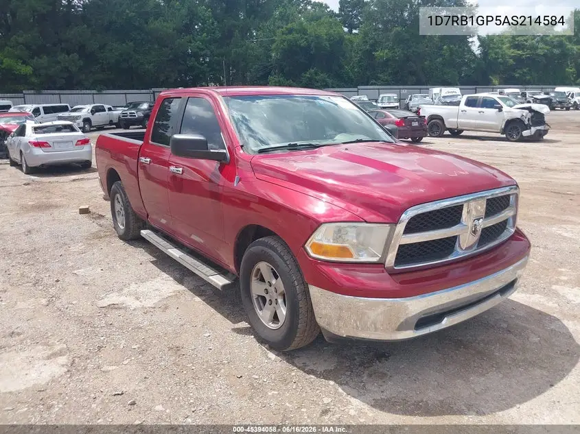 2010 Dodge Ram 1500 Slt/Sport/Trx VIN: 1D7RB1GP5AS214584 Lot: 45394058