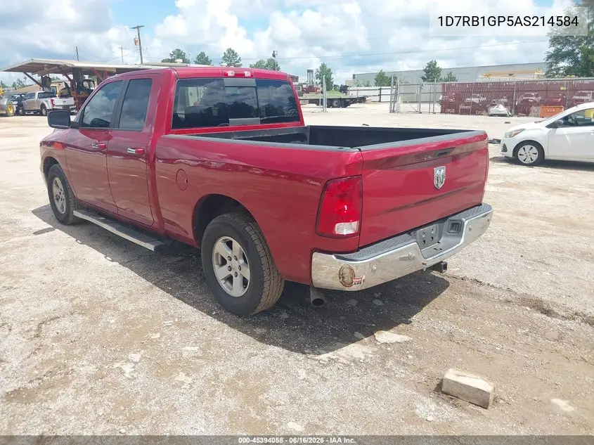 2010 Dodge Ram 1500 Slt/Sport/Trx VIN: 1D7RB1GP5AS214584 Lot: 45394058