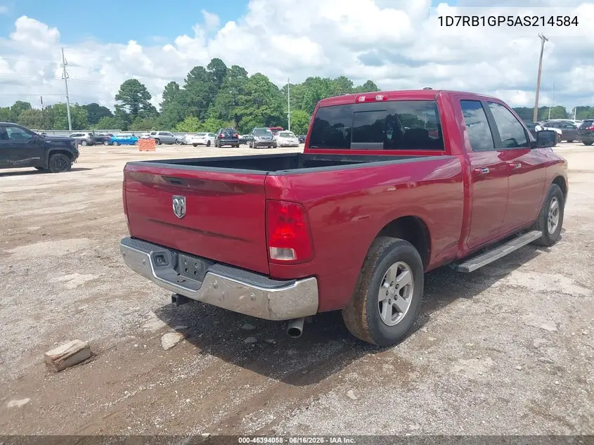 2010 Dodge Ram 1500 Slt/Sport/Trx VIN: 1D7RB1GP5AS214584 Lot: 45394058