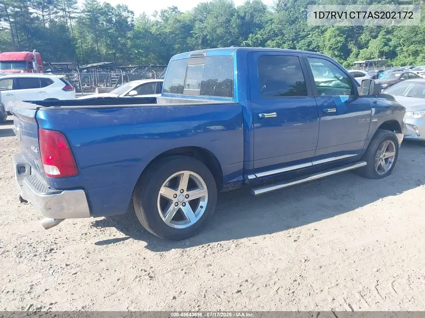 2010 Dodge Ram 1500 Slt/Sport/Trx VIN: 1D7RV1CT7AS202172 Lot: 45643696