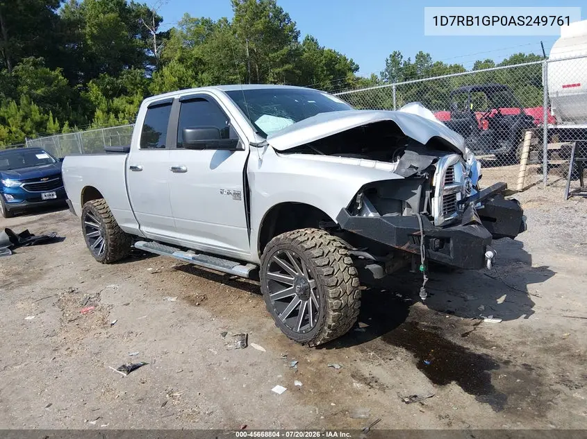 2010 Dodge Ram 1500 Slt/Sport/Trx VIN: 1D7RB1GP0AS249761 Lot: 45668804