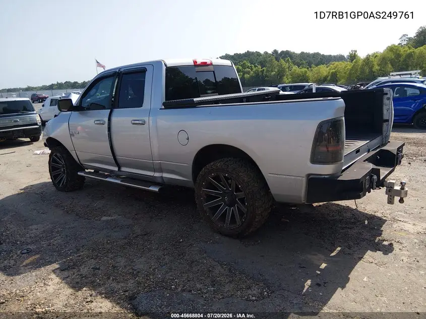 2010 Dodge Ram 1500 Slt/Sport/Trx VIN: 1D7RB1GP0AS249761 Lot: 45668804