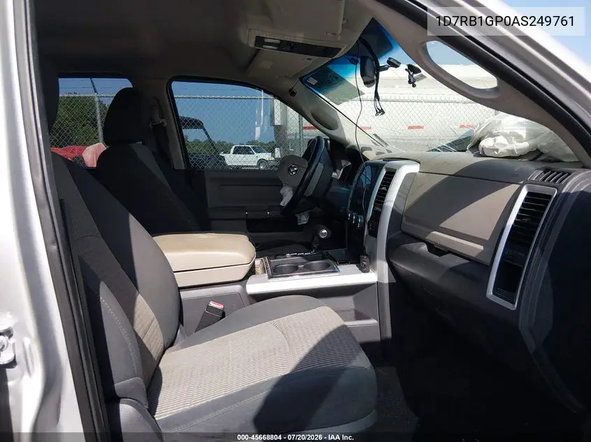 2010 Dodge Ram 1500 Slt/Sport/Trx VIN: 1D7RB1GP0AS249761 Lot: 45668804