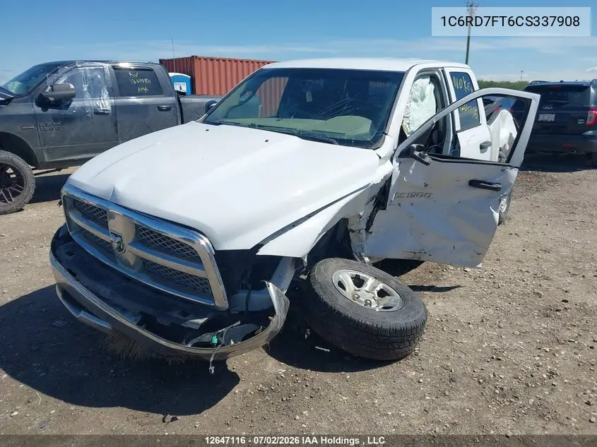 2012 Dodge Ram 1500 St VIN: 1C6RD7FT6CS337908 Lot: 12647116