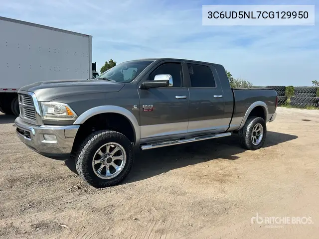 2012 Ram 2500 2012 Ram 2500 4X4 Crew Cab Pickup (Inoperable) VIN: 3C6UD5NL7CG129950 Lot: 15228276