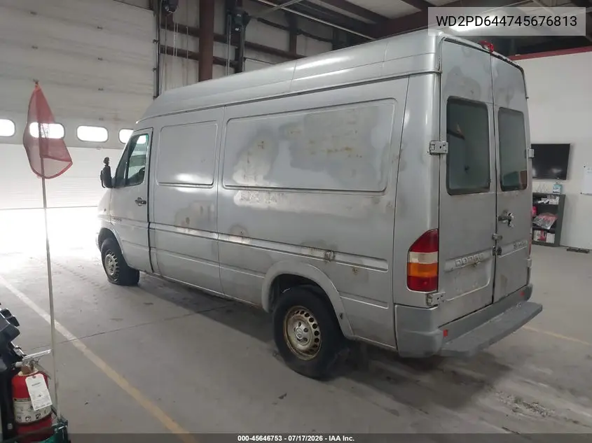 2004 Dodge Sprinter Van 2500 High Roof VIN: WD2PD644745676813 Lot: 45646753
