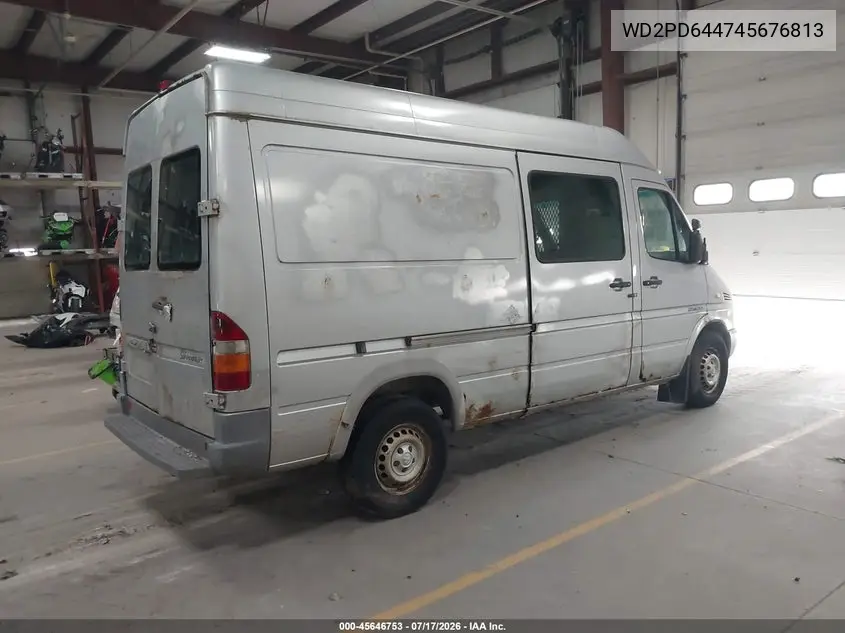 2004 Dodge Sprinter Van 2500 High Roof VIN: WD2PD644745676813 Lot: 45646753
