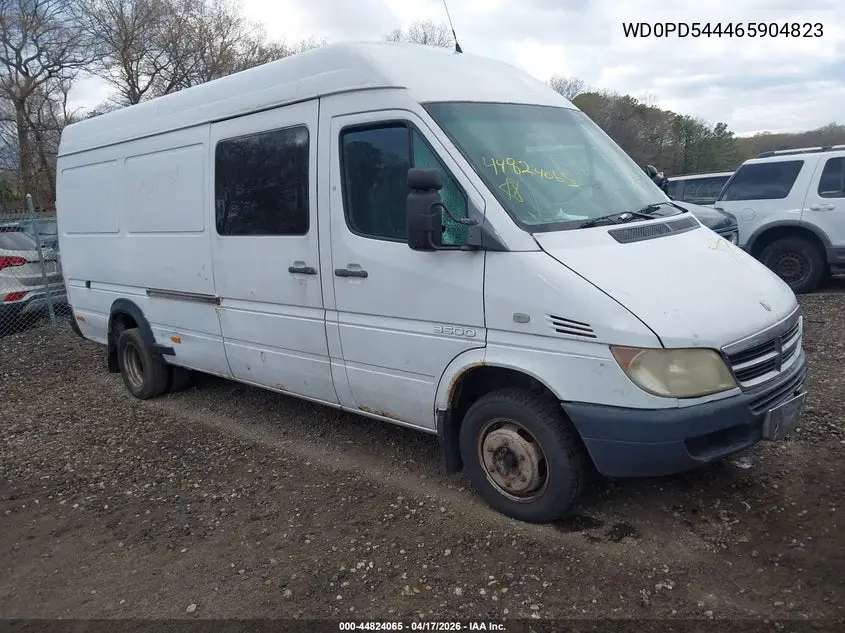 2006 Dodge Sprinter Van 3500 Shc VIN: WD0PD544465904823 Lot: 44824065