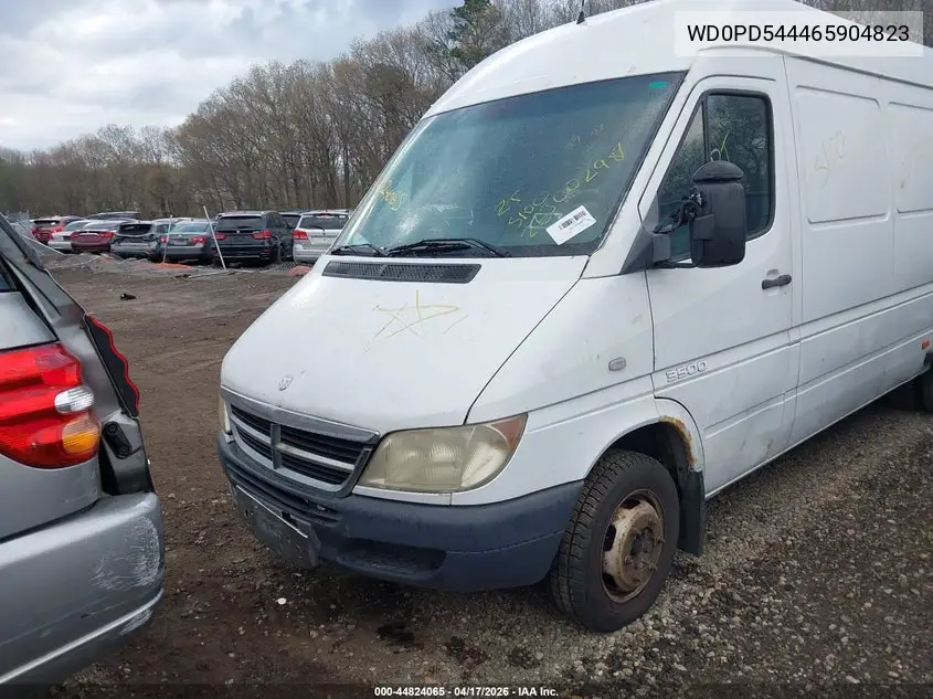 2006 Dodge Sprinter Van 3500 Shc VIN: WD0PD544465904823 Lot: 44824065