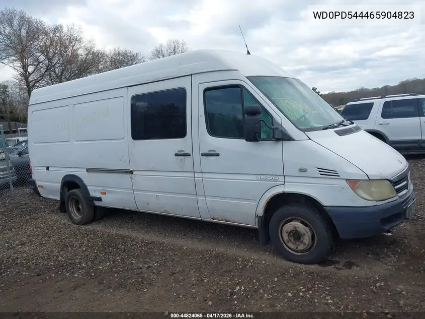 2006 Dodge Sprinter Van 3500 Shc VIN: WD0PD544465904823 Lot: 44824065