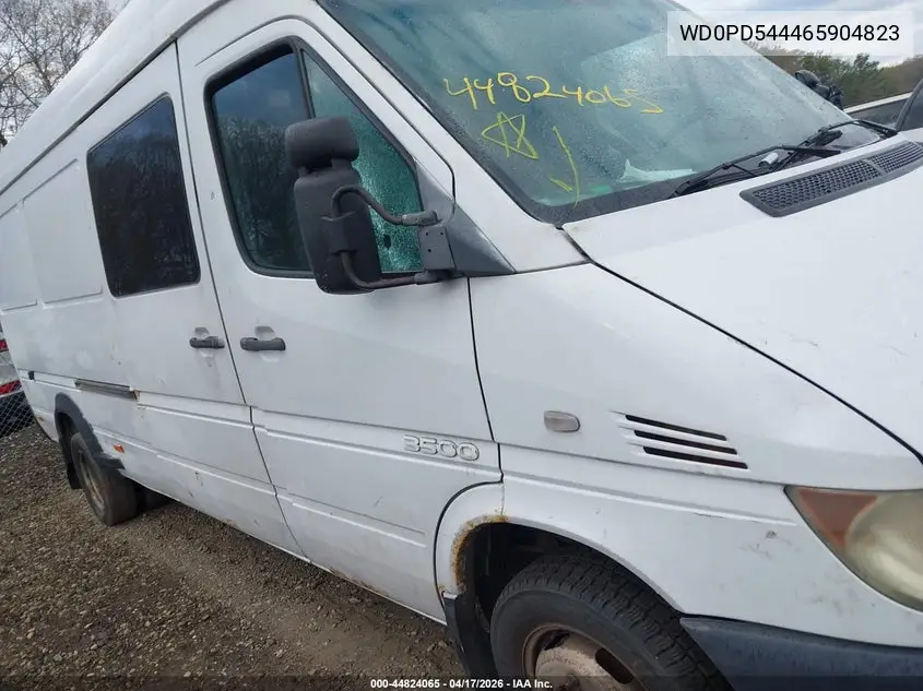 2006 Dodge Sprinter Van 3500 Shc VIN: WD0PD544465904823 Lot: 44824065