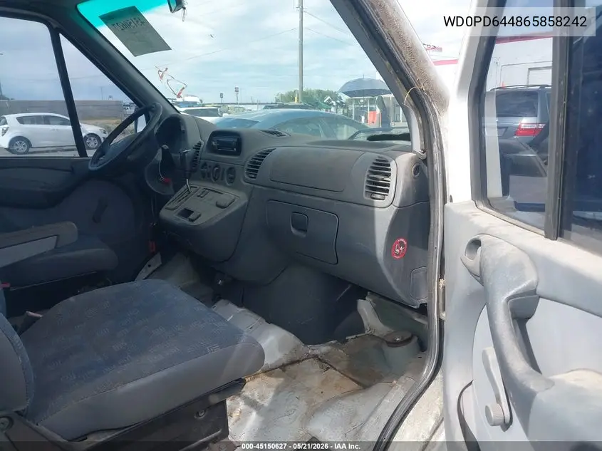 2006 Dodge Sprinter Van 2500 Hc VIN: WD0PD644865858242 Lot: 45150627